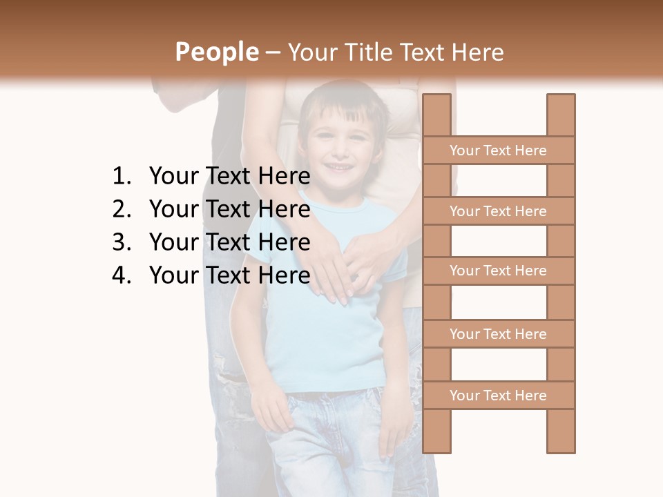 Son Young Happy PowerPoint Template