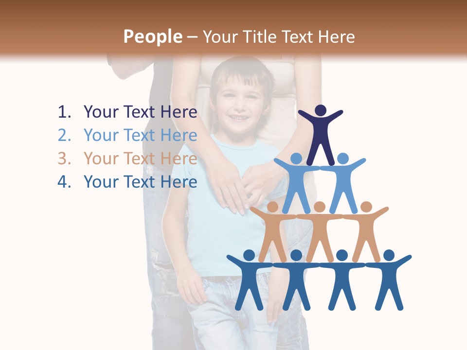 Son Young Happy PowerPoint Template