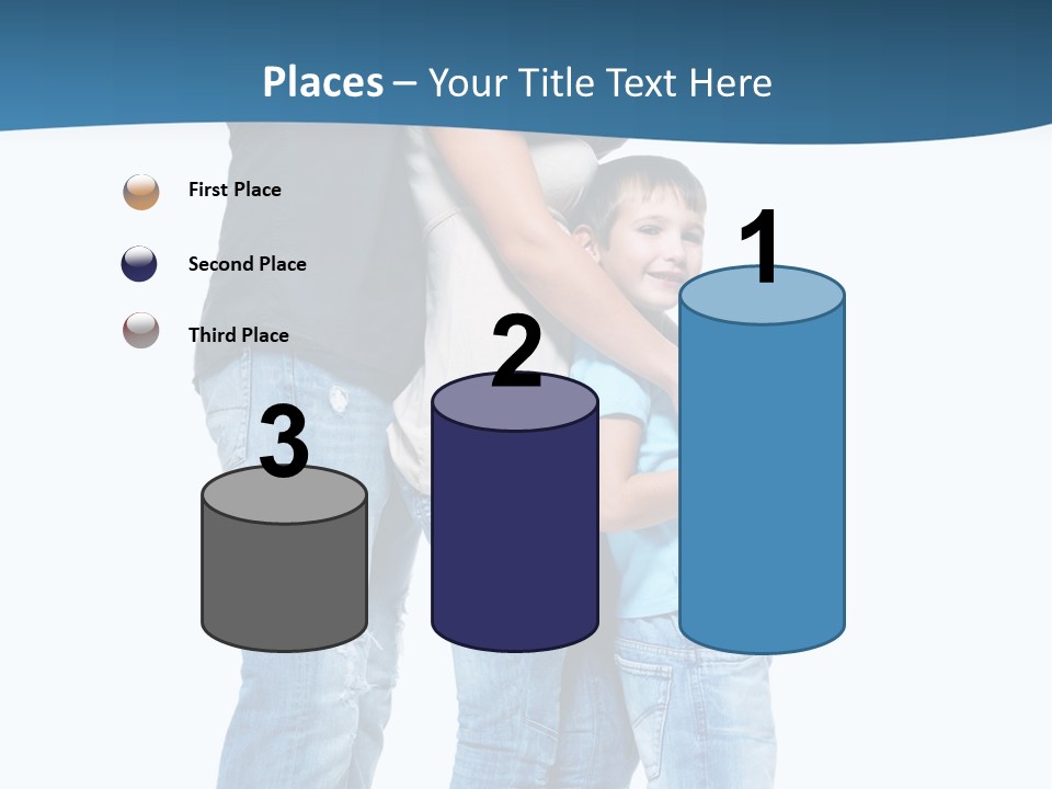 Group Parent Standing PowerPoint Template