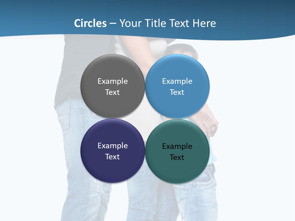 Group Parent Standing PowerPoint Template