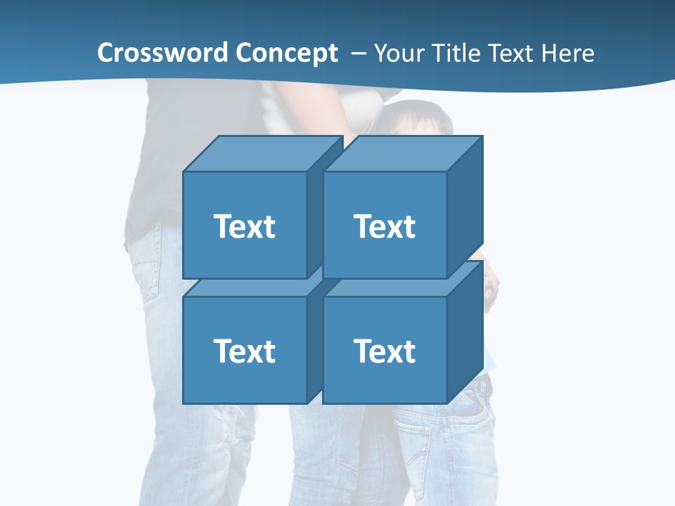 Group Parent Standing PowerPoint Template