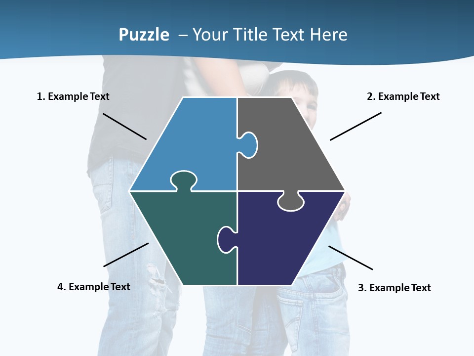 Group Parent Standing PowerPoint Template