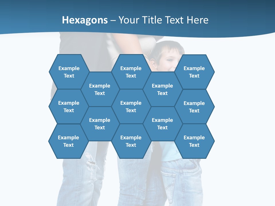 Group Parent Standing PowerPoint Template