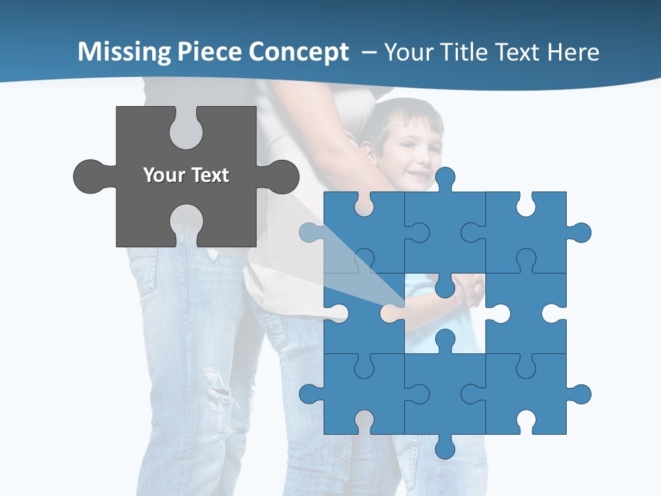 Group Parent Standing PowerPoint Template