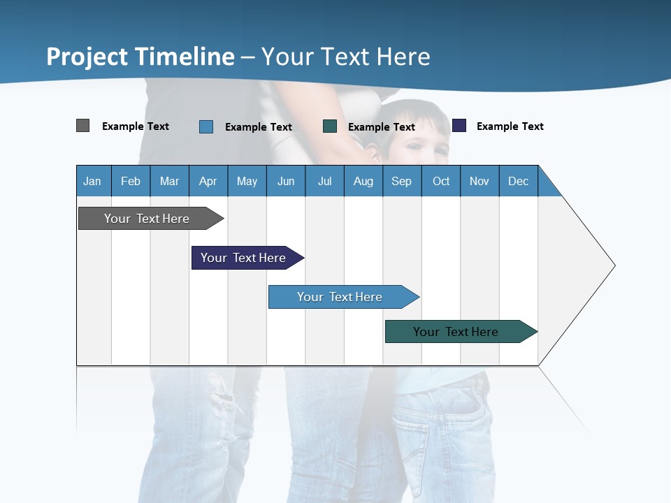 Group Parent Standing PowerPoint Template