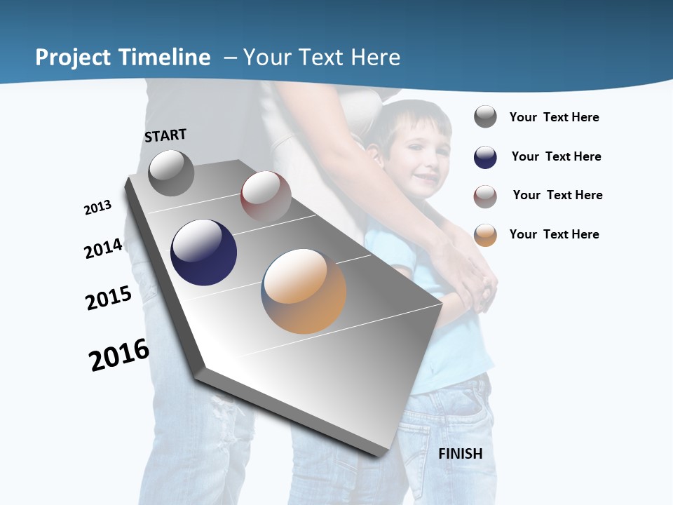 Group Parent Standing PowerPoint Template