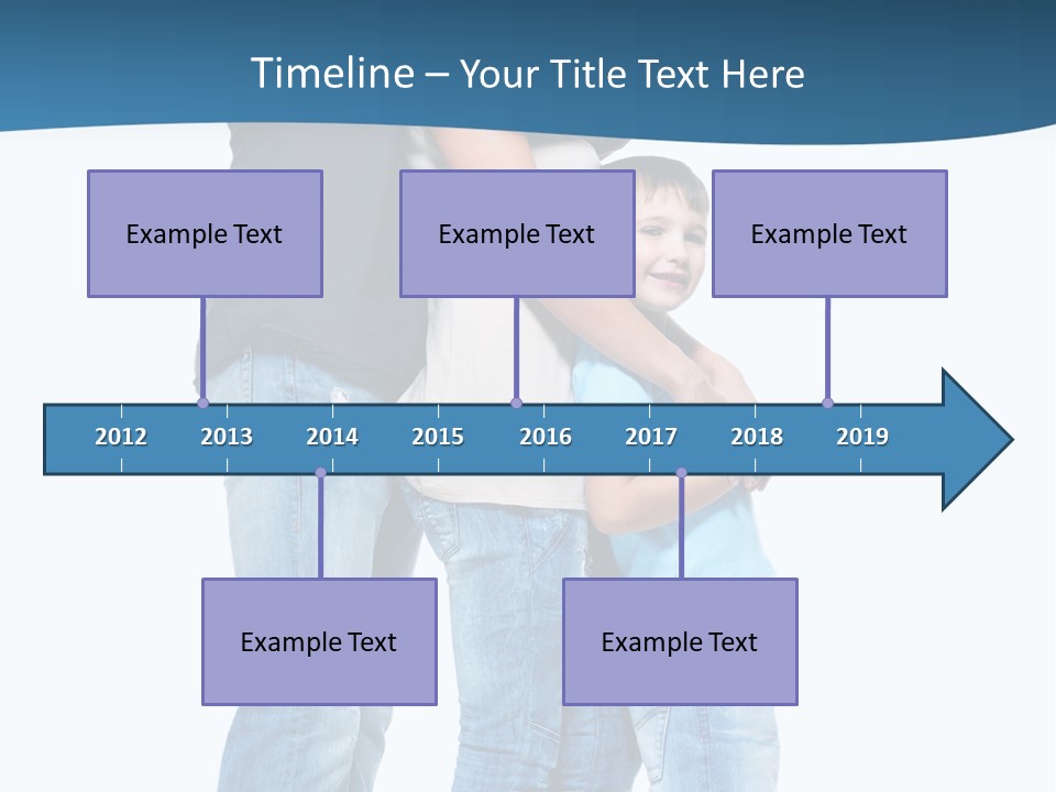 Group Parent Standing PowerPoint Template