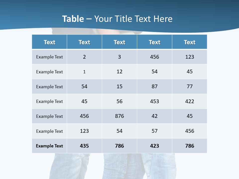 Group Parent Standing PowerPoint Template