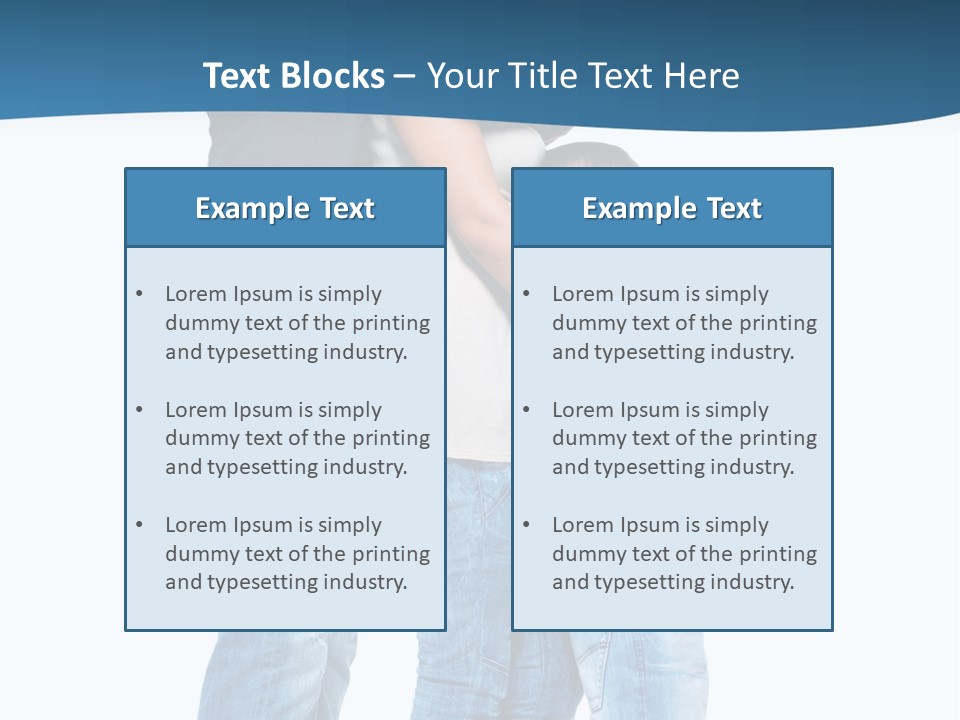 Group Parent Standing PowerPoint Template