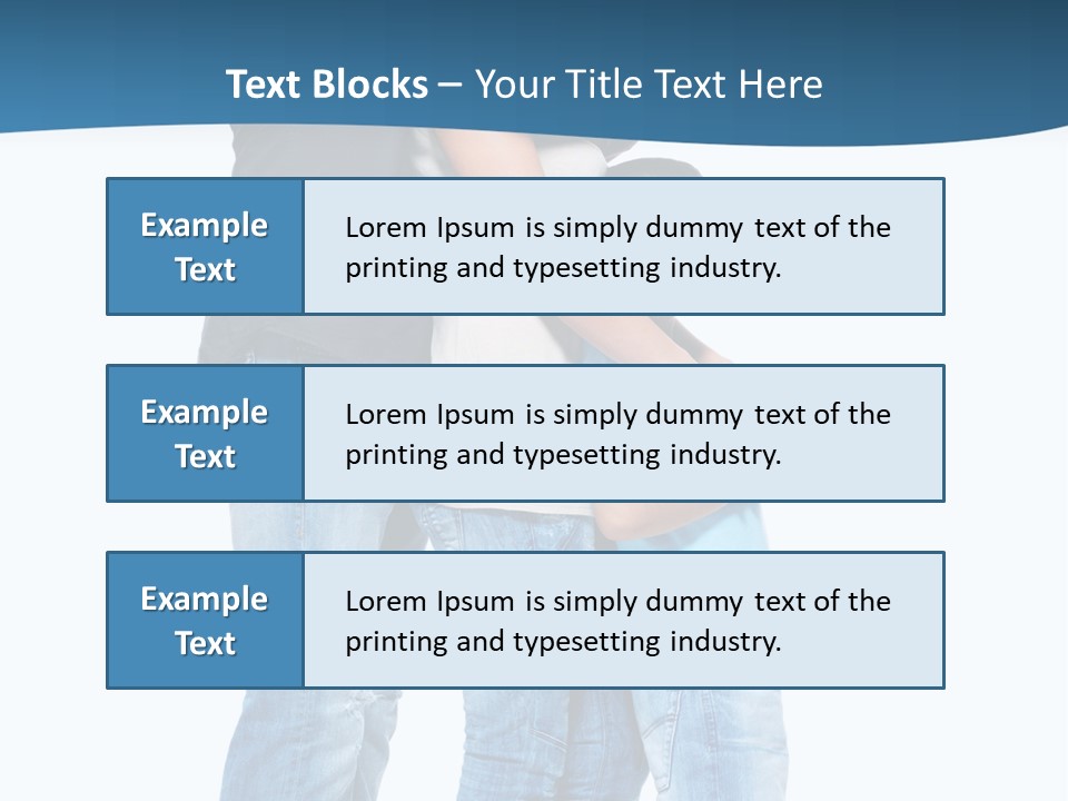 Group Parent Standing PowerPoint Template