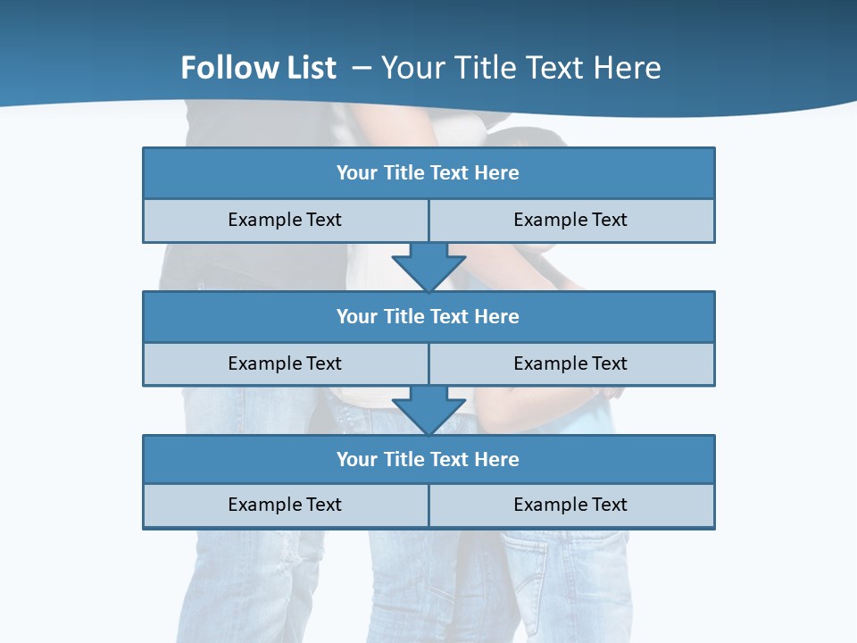 Group Parent Standing PowerPoint Template