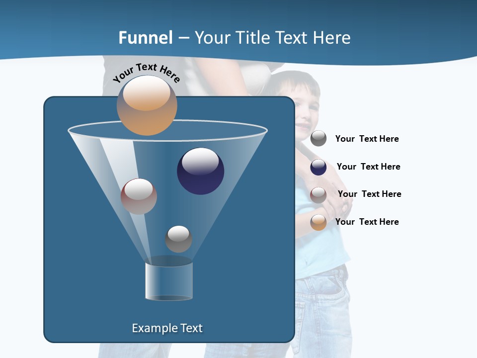 Group Parent Standing PowerPoint Template
