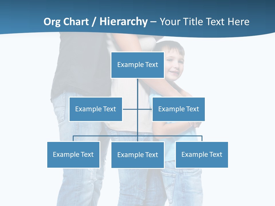 Group Parent Standing PowerPoint Template