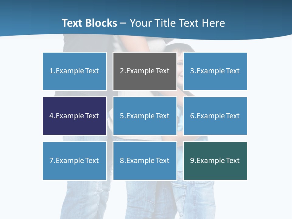 Group Parent Standing PowerPoint Template