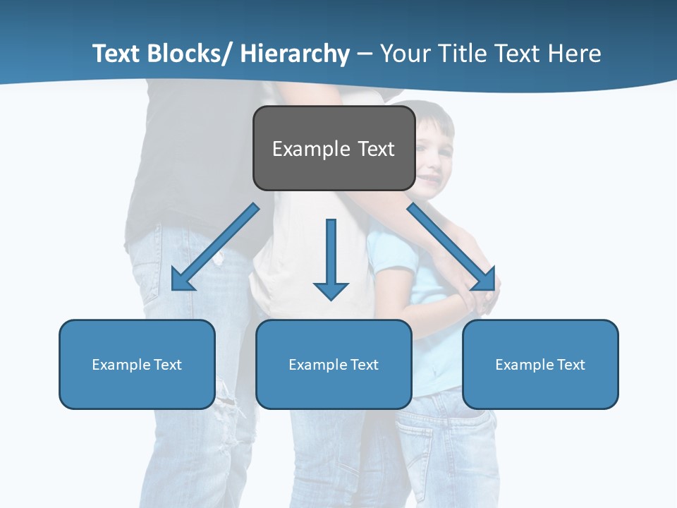 Group Parent Standing PowerPoint Template