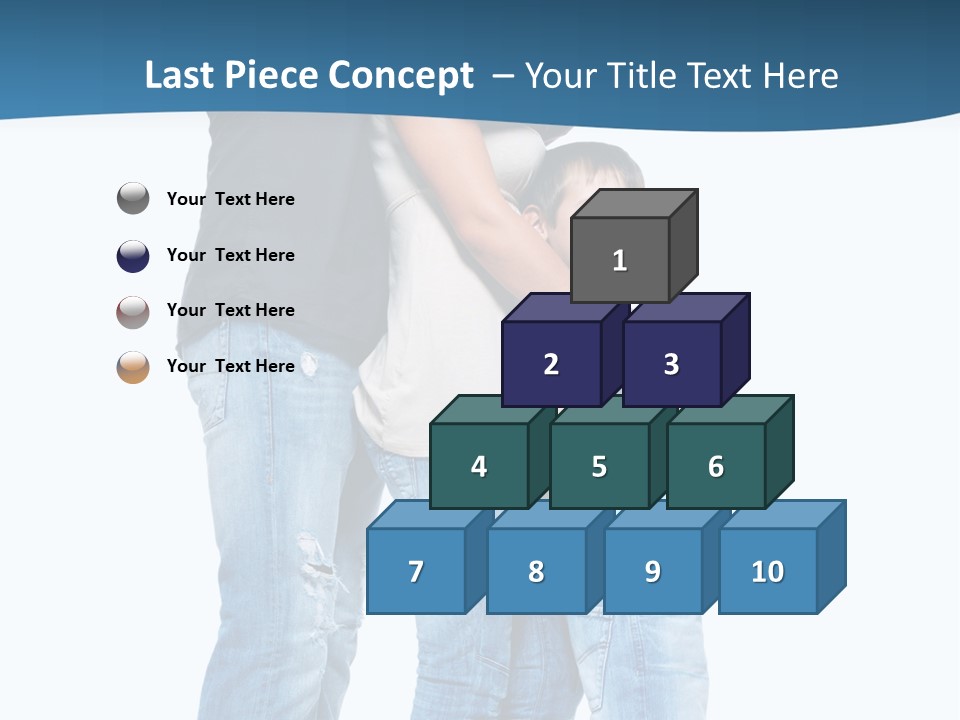 Group Parent Standing PowerPoint Template