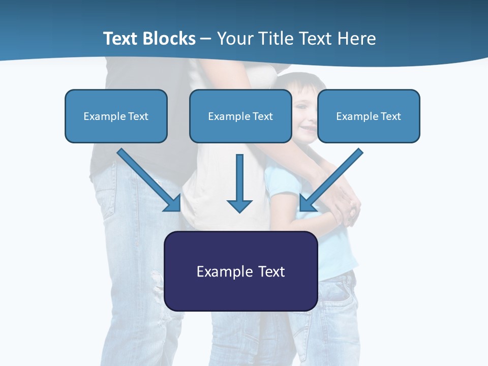 Group Parent Standing PowerPoint Template