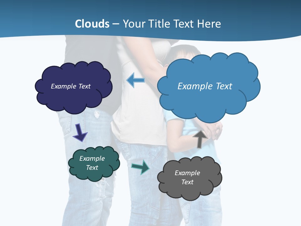 Group Parent Standing PowerPoint Template