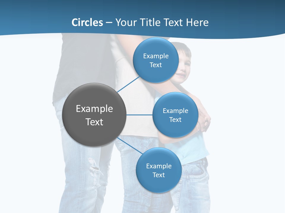 Group Parent Standing PowerPoint Template
