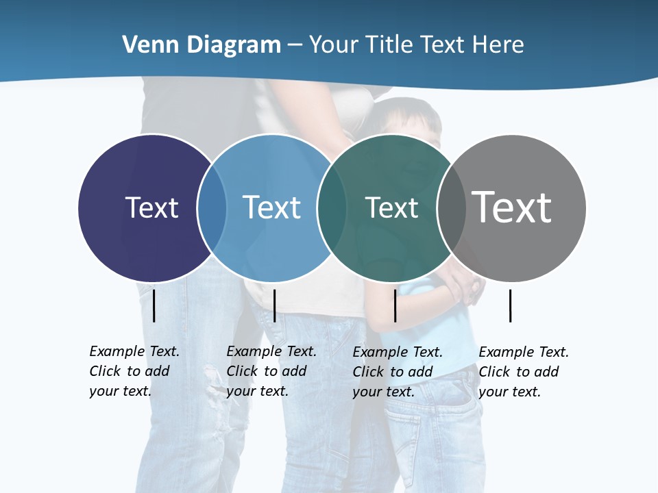 Group Parent Standing PowerPoint Template