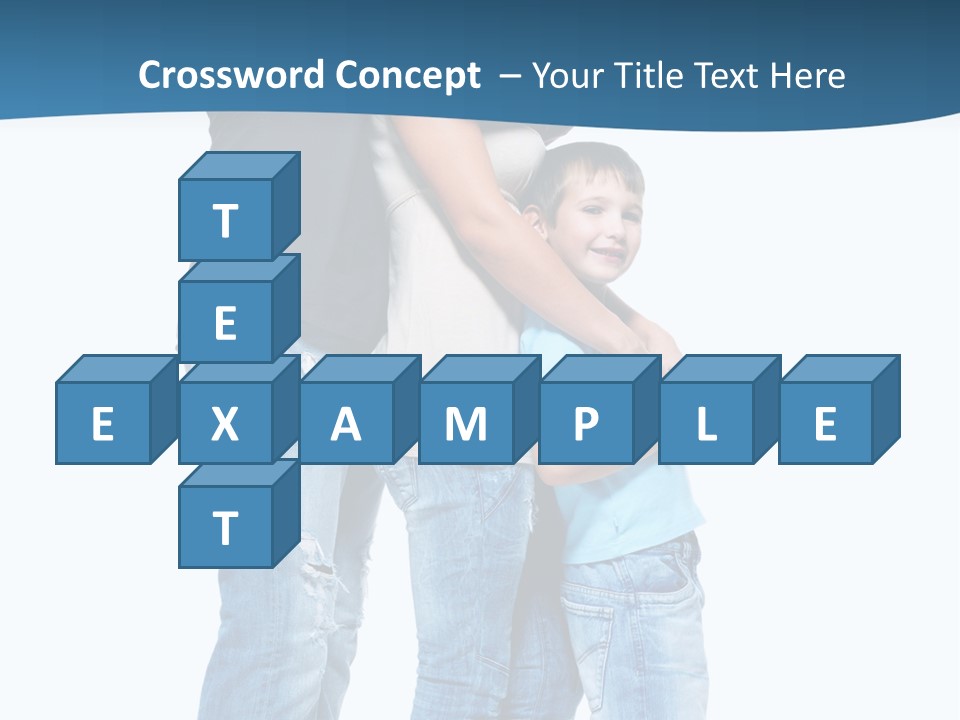 Group Parent Standing PowerPoint Template