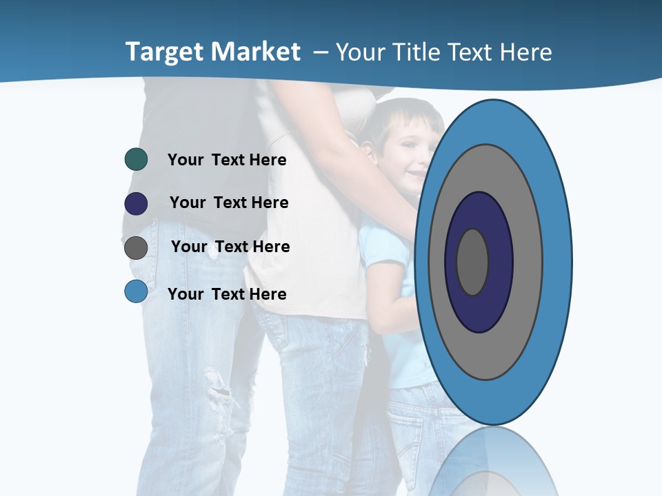 Group Parent Standing PowerPoint Template