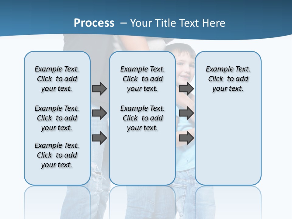 Group Parent Standing PowerPoint Template