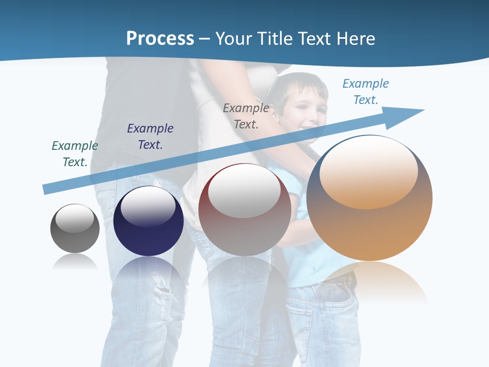 Group Parent Standing PowerPoint Template
