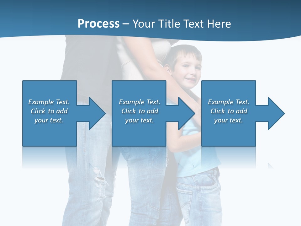 Group Parent Standing PowerPoint Template