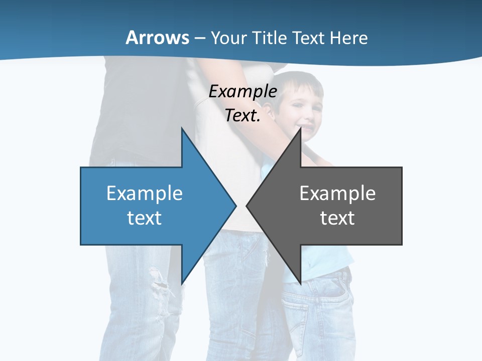 Group Parent Standing PowerPoint Template