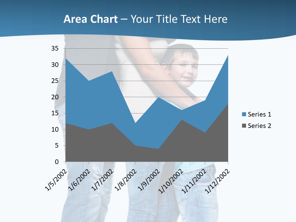 Group Parent Standing PowerPoint Template