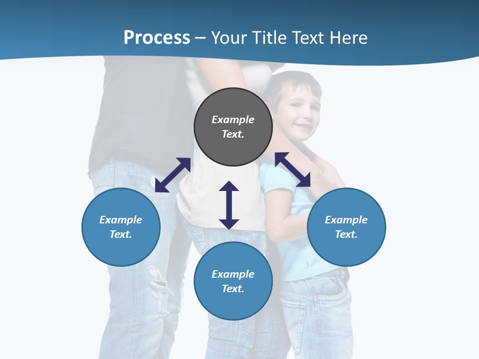 Group Parent Standing PowerPoint Template