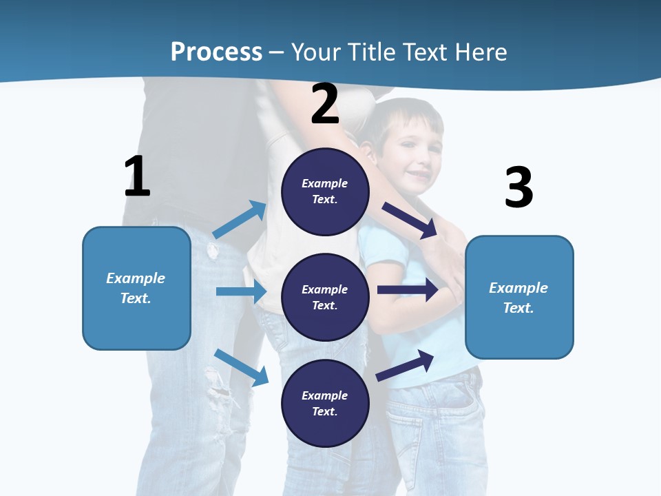 Group Parent Standing PowerPoint Template
