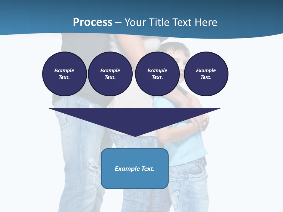 Group Parent Standing PowerPoint Template