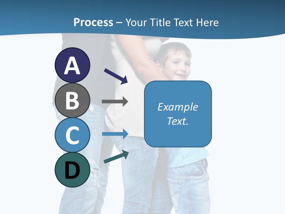 Group Parent Standing PowerPoint Template