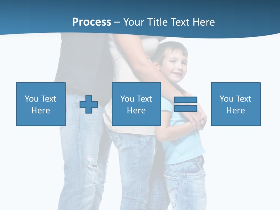 Group Parent Standing PowerPoint Template