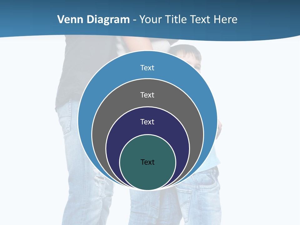 Group Parent Standing PowerPoint Template