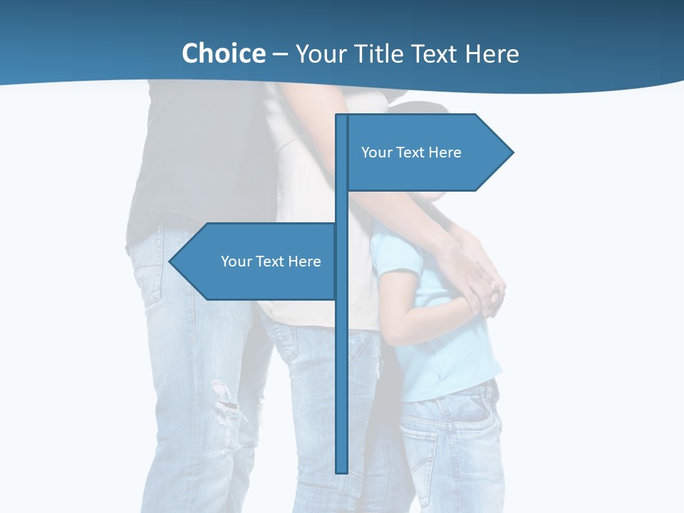 Group Parent Standing PowerPoint Template