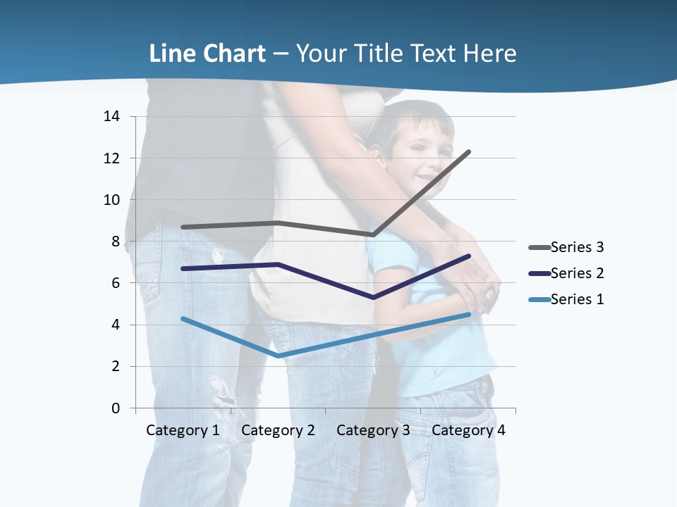 Group Parent Standing PowerPoint Template