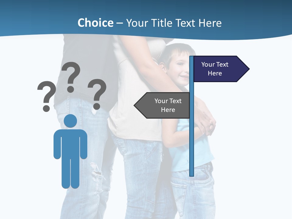 Group Parent Standing PowerPoint Template