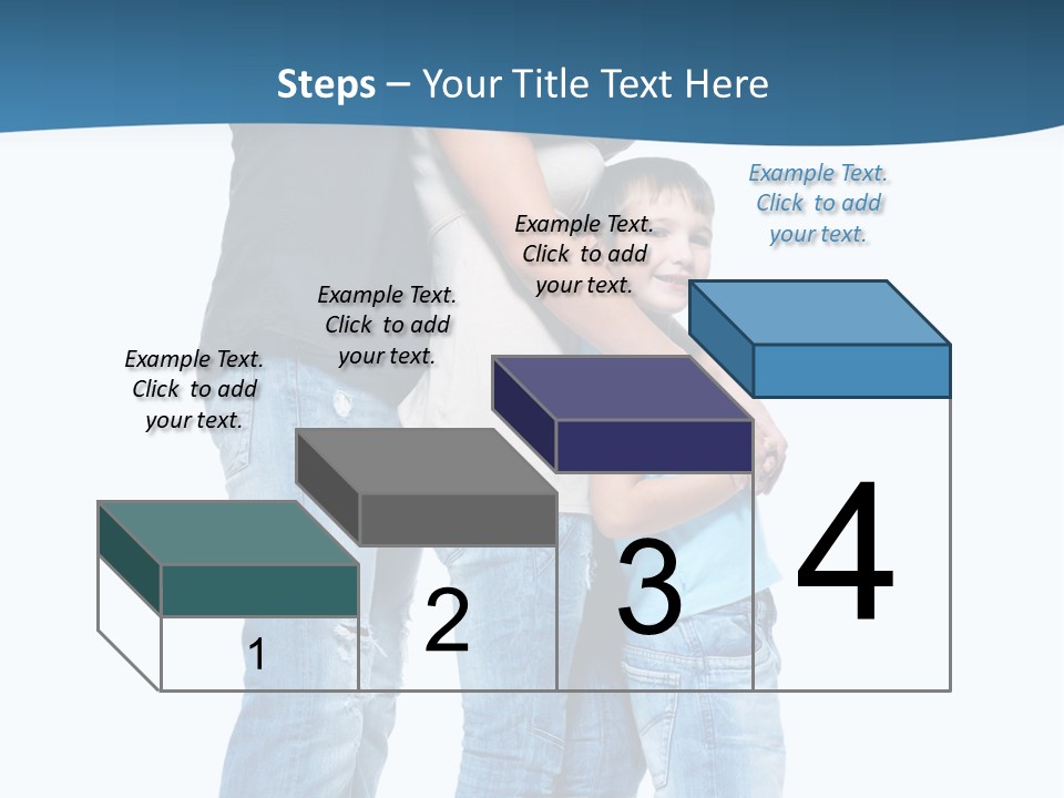 Group Parent Standing PowerPoint Template