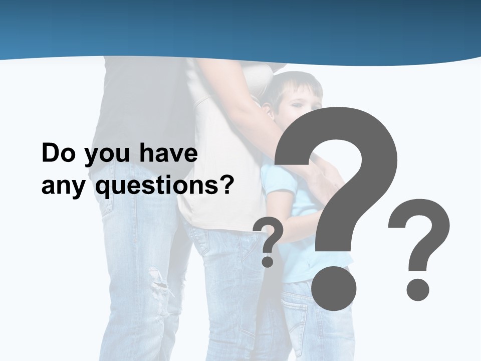 Group Parent Standing PowerPoint Template