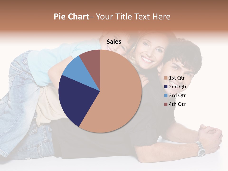 Parent Love Caucasian PowerPoint Template