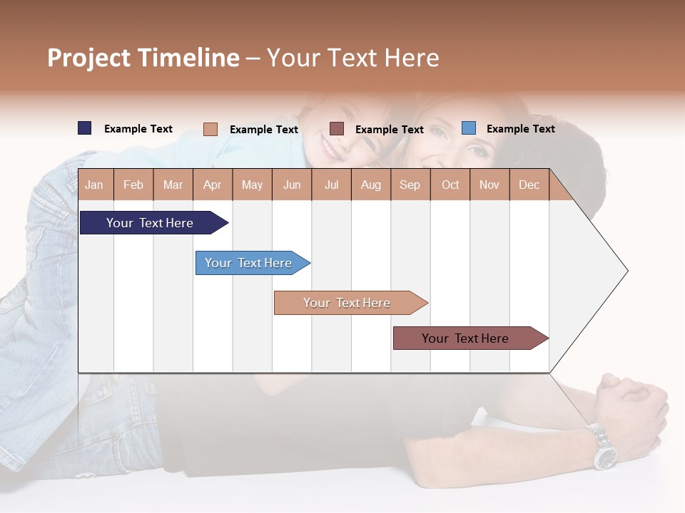 Parent Love Caucasian PowerPoint Template