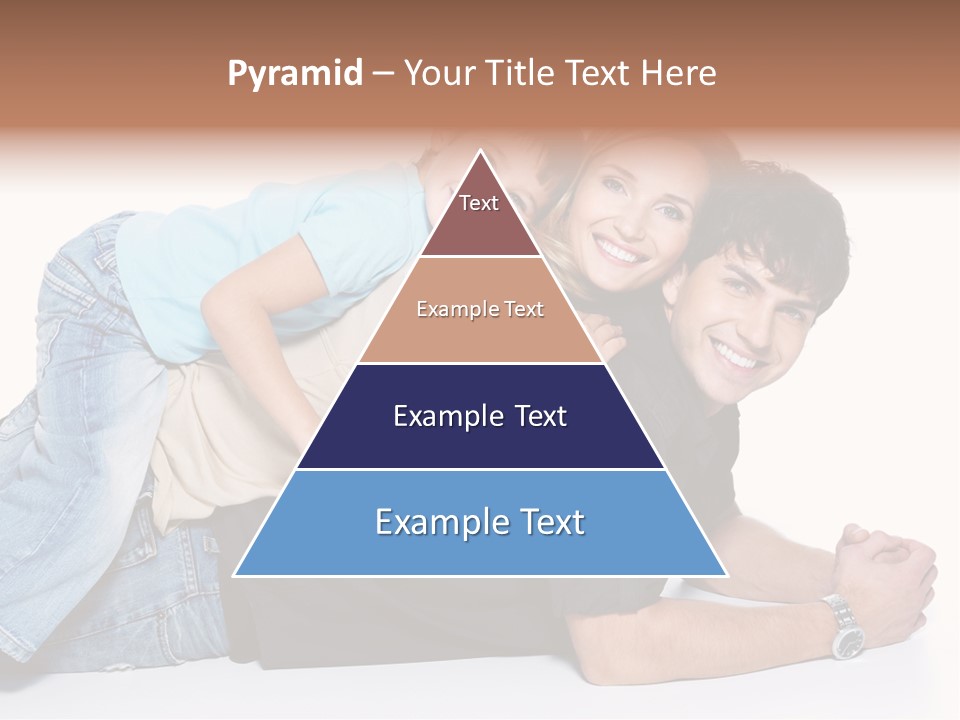 Parent Love Caucasian PowerPoint Template