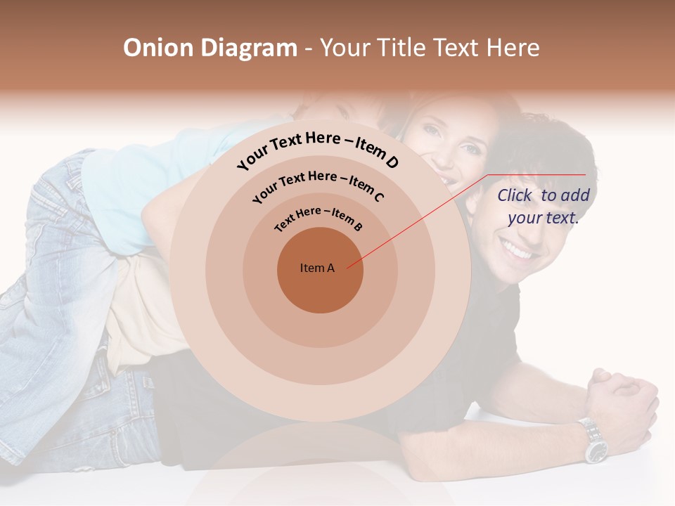 Parent Love Caucasian PowerPoint Template