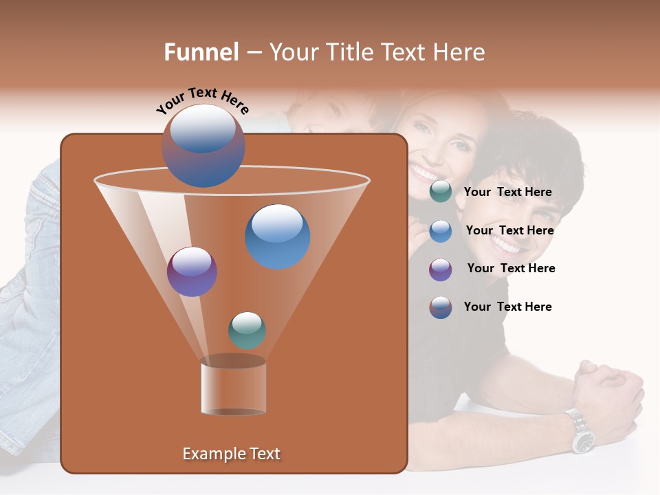 Parent Love Caucasian PowerPoint Template