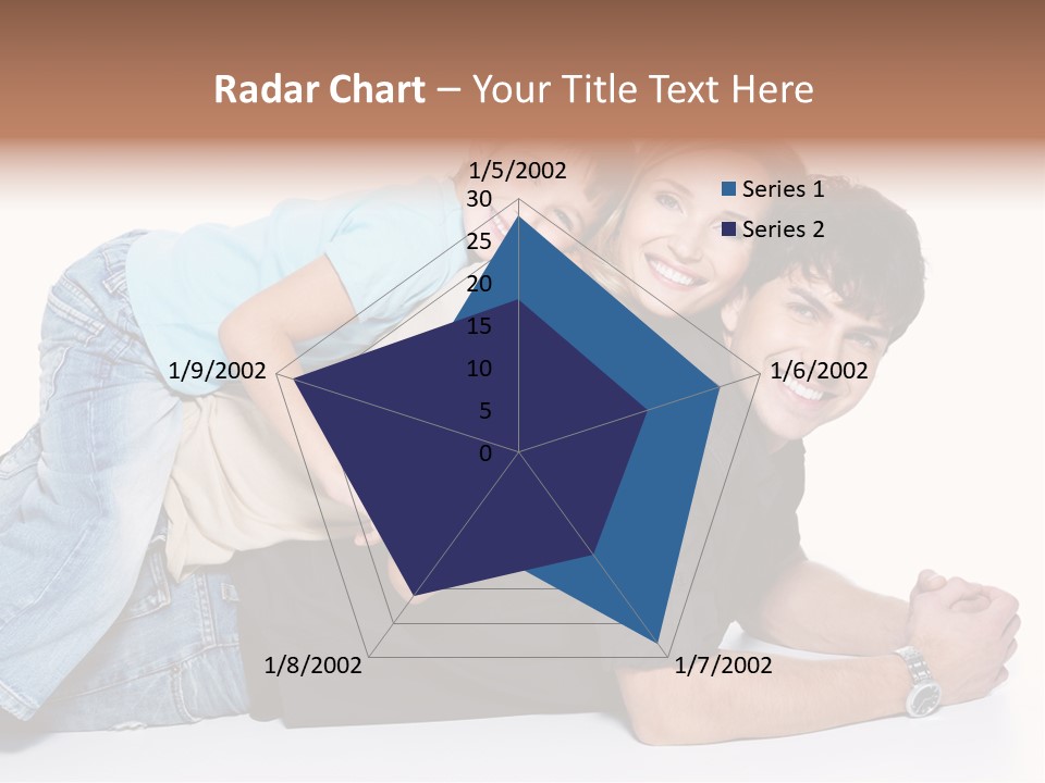 Parent Love Caucasian PowerPoint Template