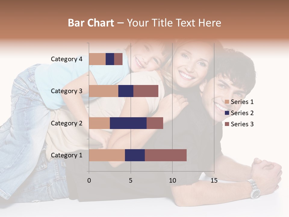 Parent Love Caucasian PowerPoint Template
