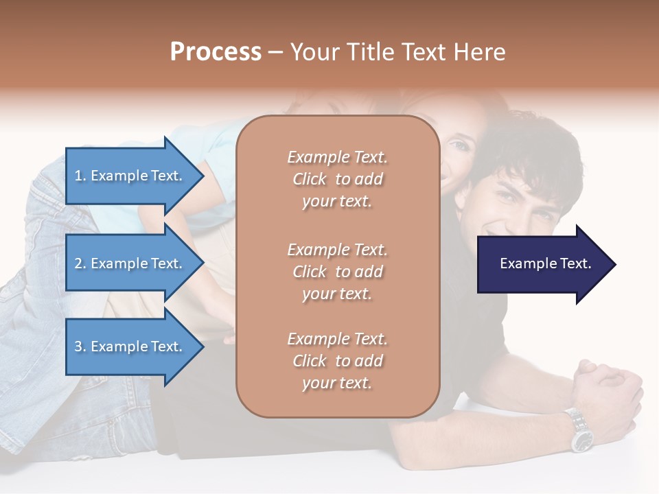 Parent Love Caucasian PowerPoint Template